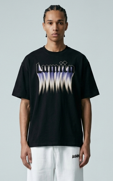 "LUMIN DISTORTION" Graphic Tee